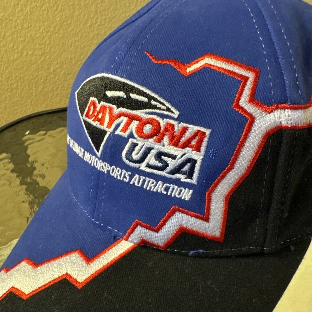 Vintage Daytona USA Shark tooth Hat NASCAR Daytona International‎ Speedway